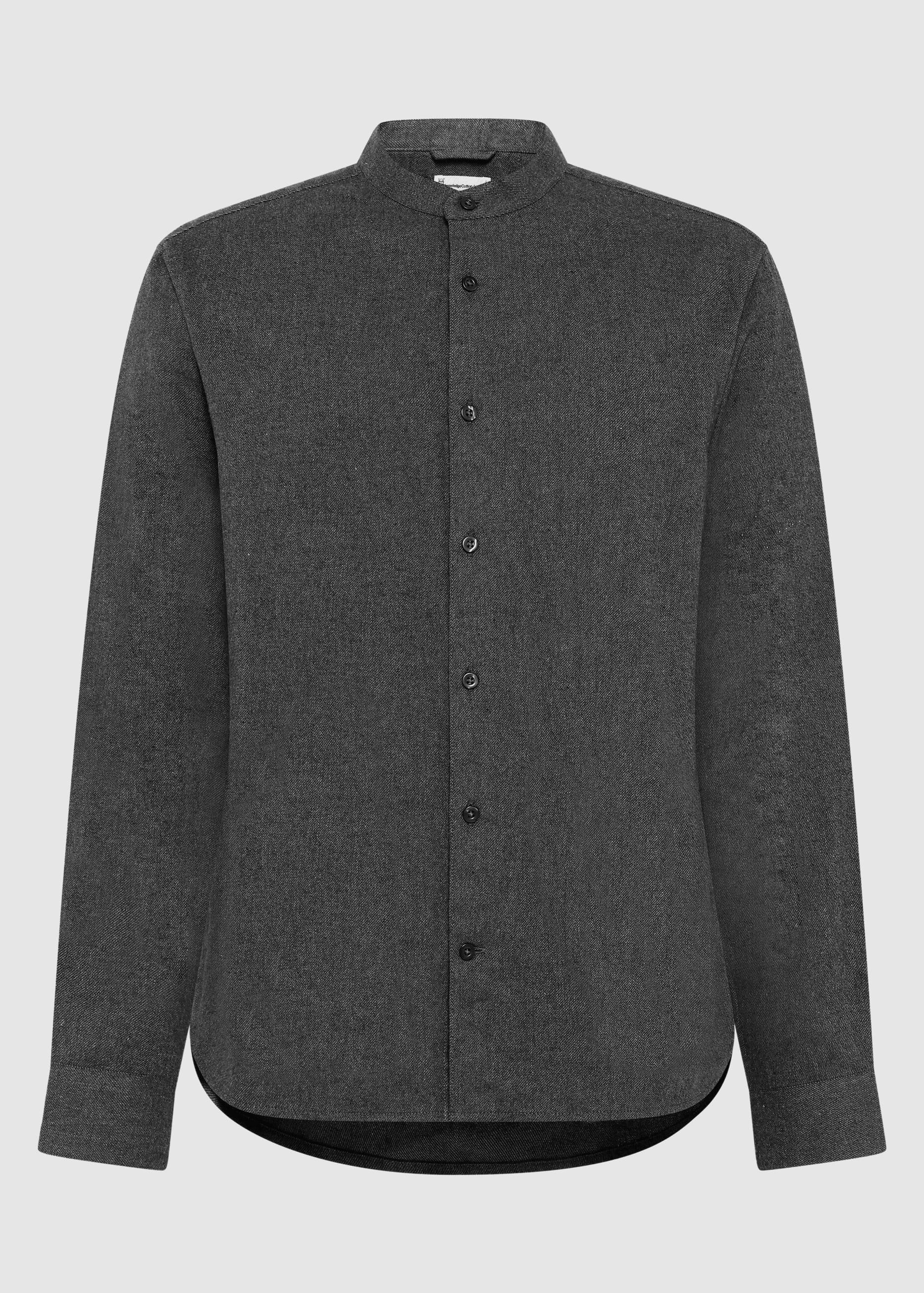 Arch Regular Flannel Shirt Dark Grey Melange