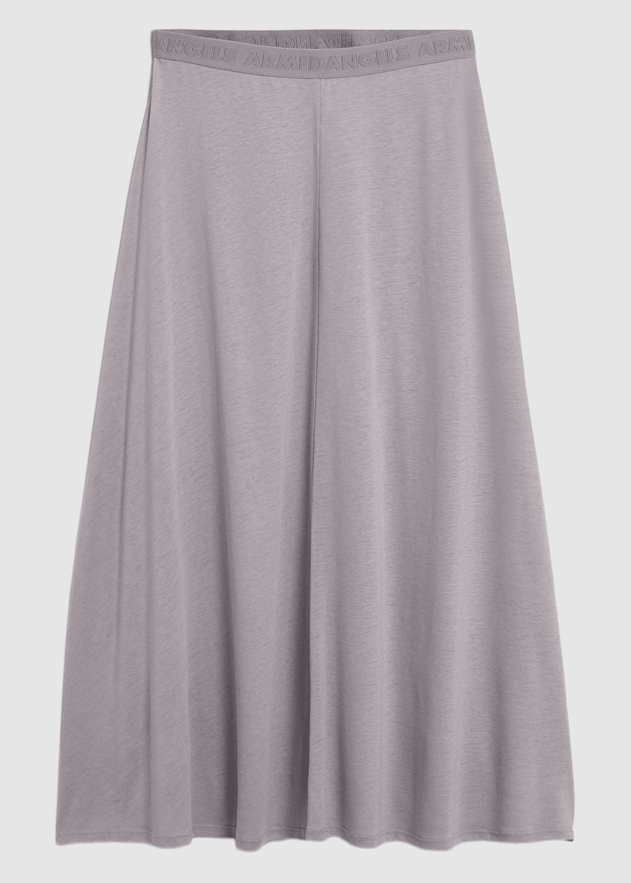 Ileniaa Laraa Midi Skirt Seal Grey