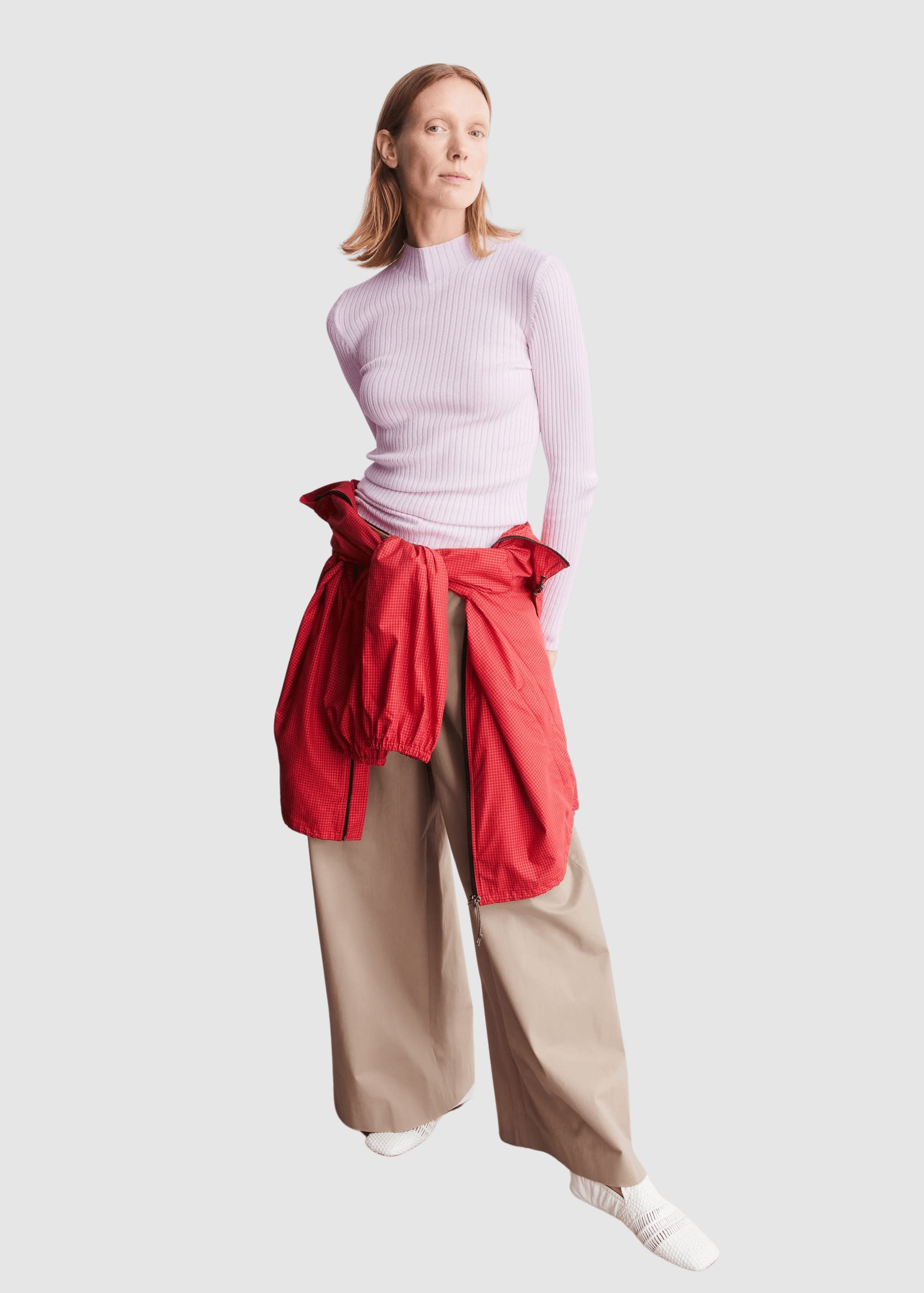 Alaania Knit Sweater Pink Mist Alaania Knit Sweater Pink Mist