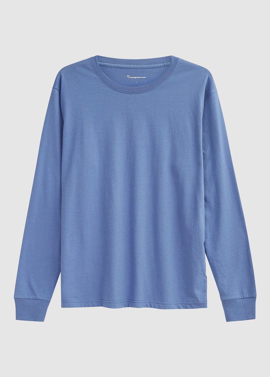 Regular Long Sleeve Recycled Cotton O-Neck Tee Regular Long Sleeve Recycled Cotton O-Neck Tee