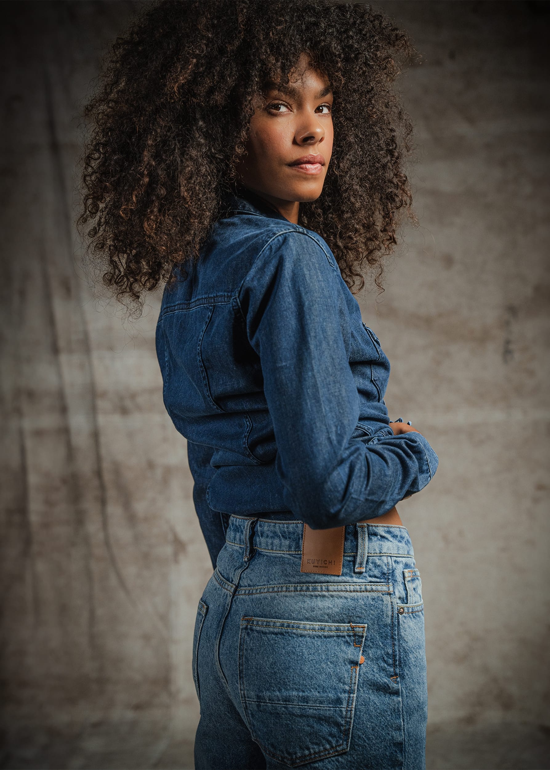 Izabella Straight Old Blue