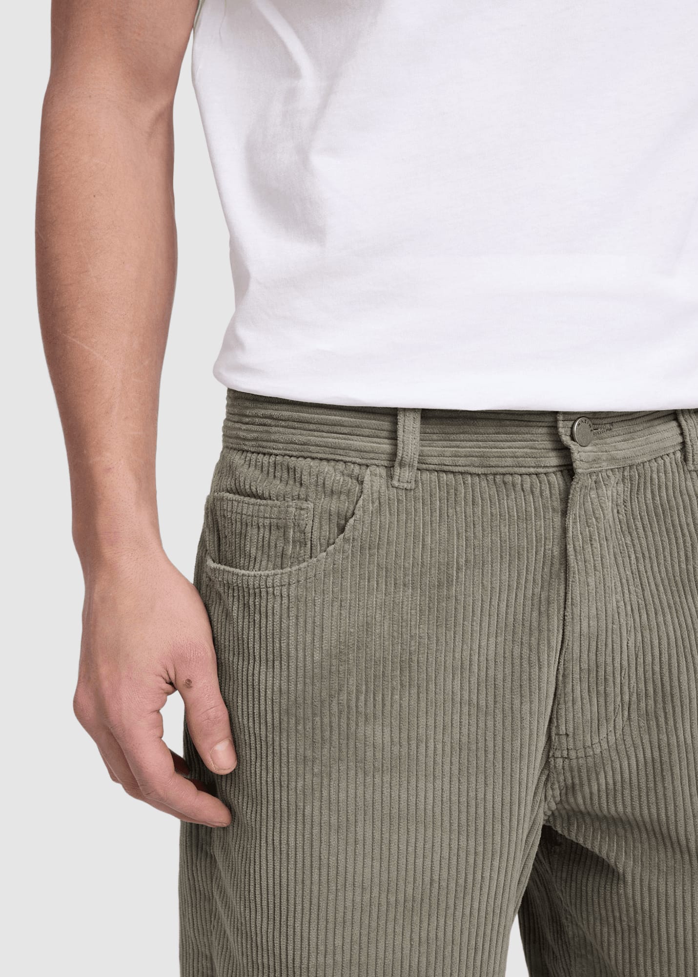Corduroy 5 Pocket Pants Light Bottle