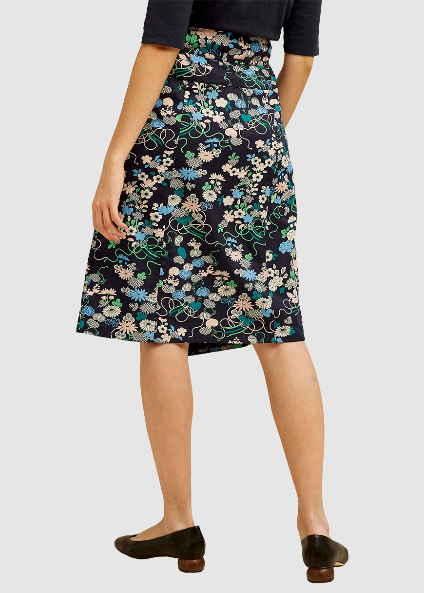 V&A Floral Print Skirt