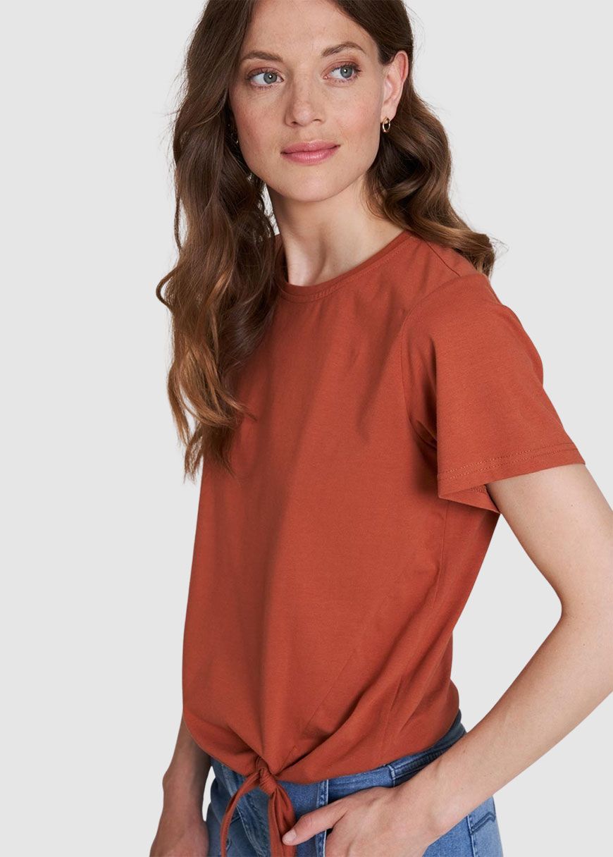 Jersey Shirt zum Knoten