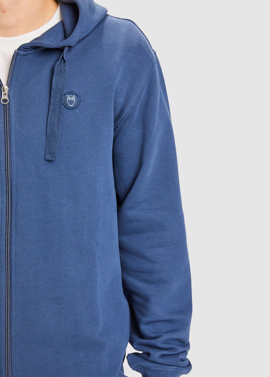 Elm Zip Hood Basic Badge Sweat Elm Zip Hood Basic Badge Sweat