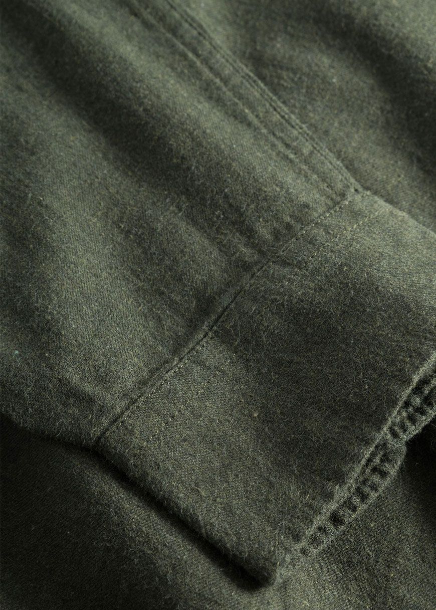 Regular Fit Melangé Flannel Shirt