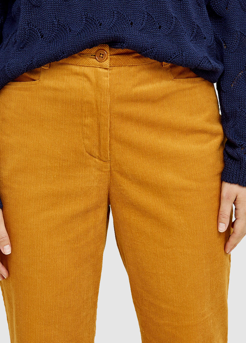 Luna Corduroy Trousers Brown