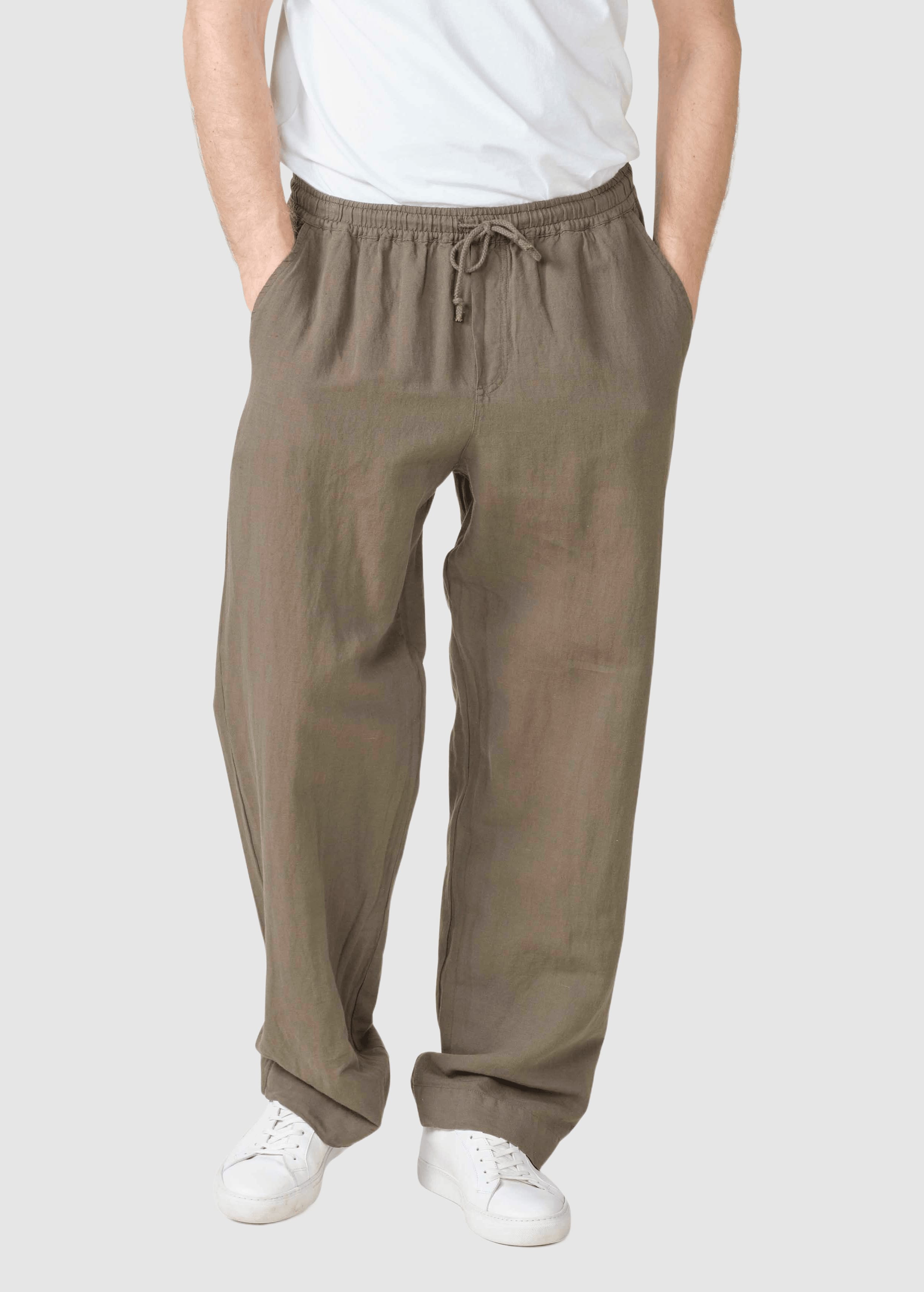 Jens Linen Pants Ocs Taupe Jens Linen Pants Ocs Taupe