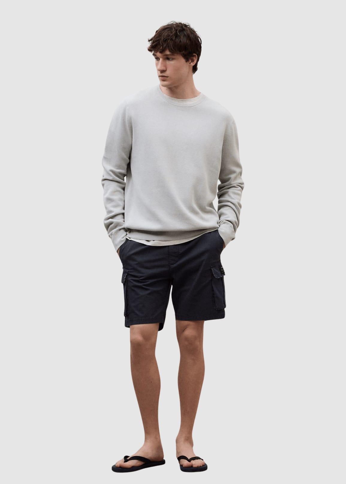 Ethicargo Shorts Man Asphalt