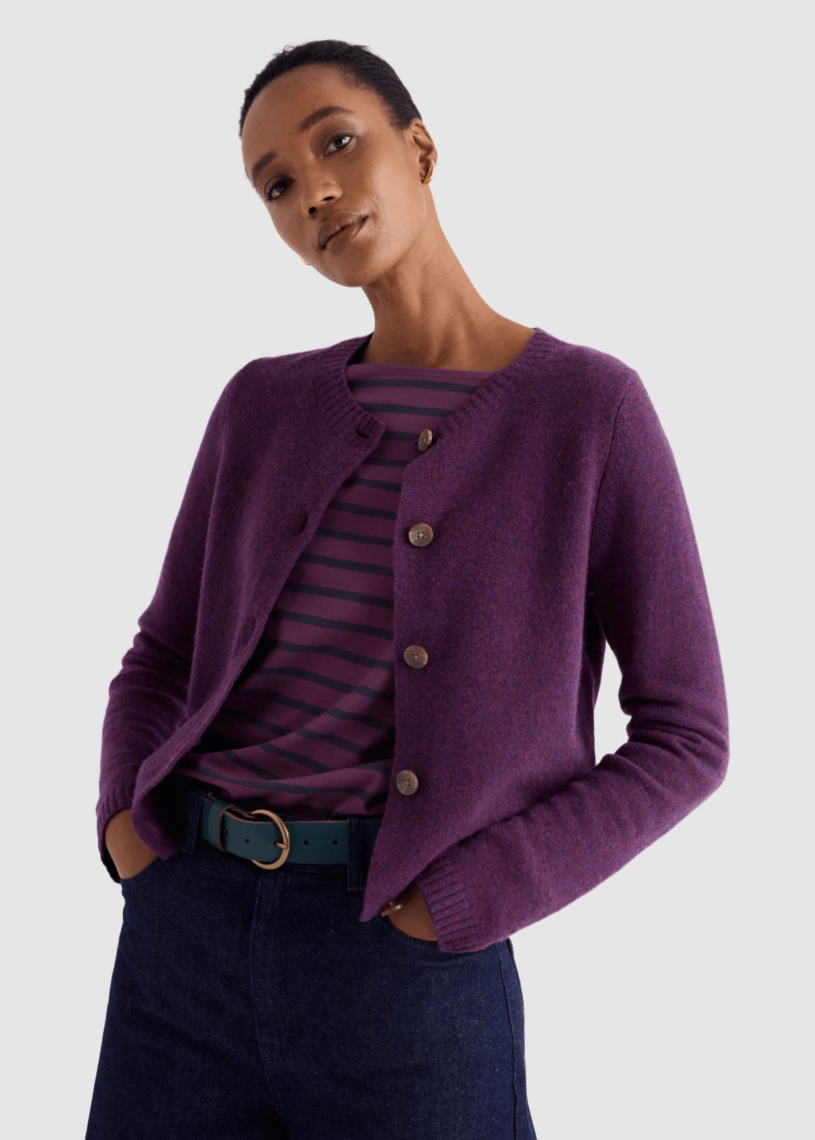seasalt-cornwall-tern-tide-cardigan-loganberry-1.jpeg Tern Tide Cardigan Loganberry