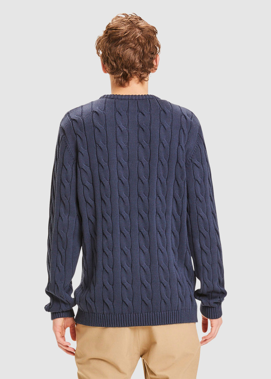 Field Cable Crew Neck Knit