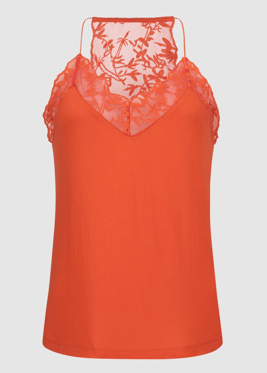 Top mit Spitze Top mit Spitze