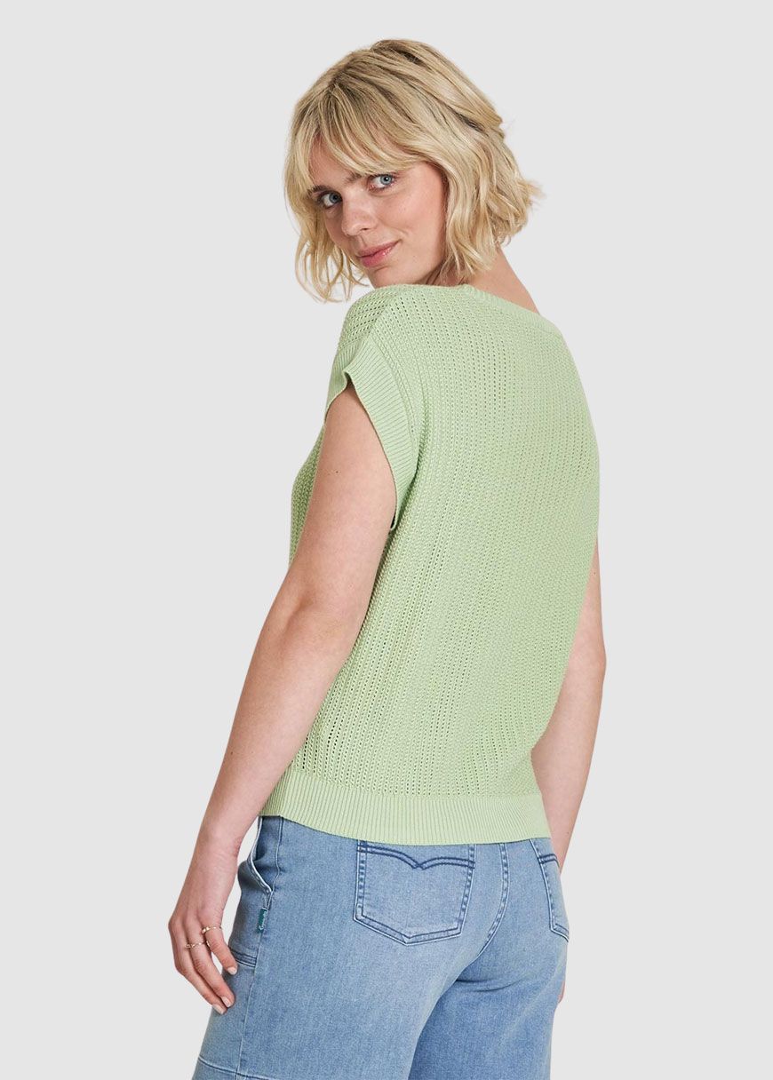 Lockeres Strick-Shirt Lockeres Strick-Shirt