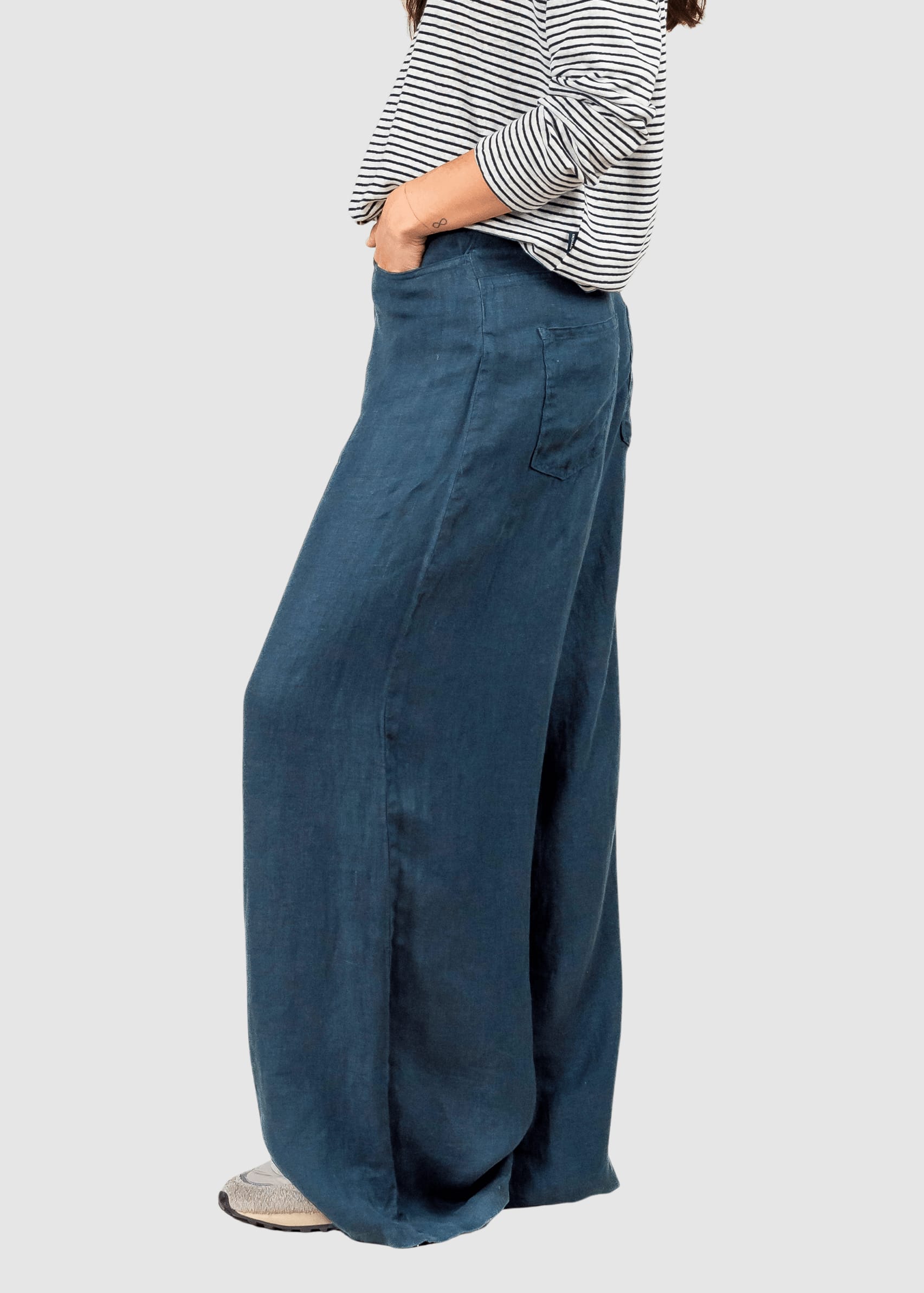 Loren Linen Pant Vintage Grey Loren Linen Pant Vintage Grey