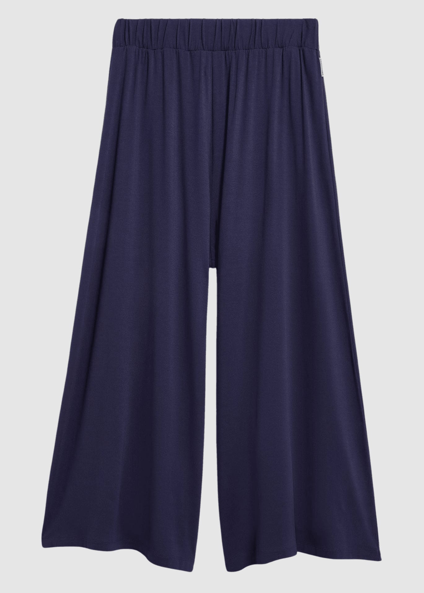 Cropped Jersey Pant Tinted Navy