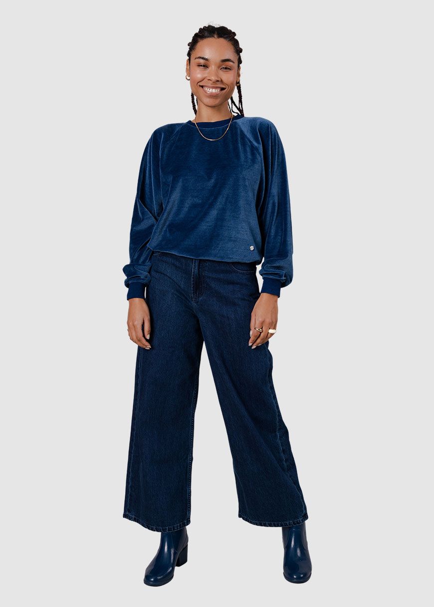 Velvet Ranglan Sweatshirt