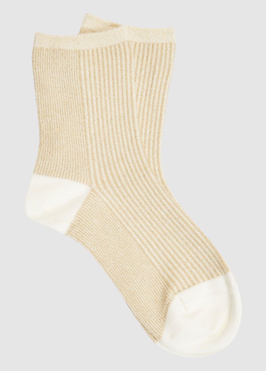 Single Pack Colorblock Rib Socks