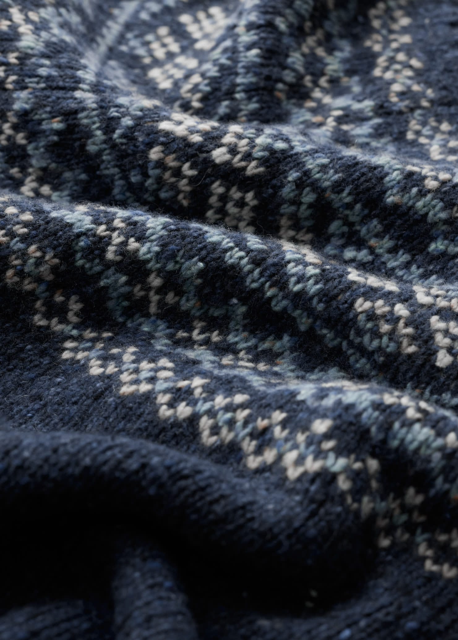 Port Kinnis Jumper Merino Shingle Bay Maritime Mix