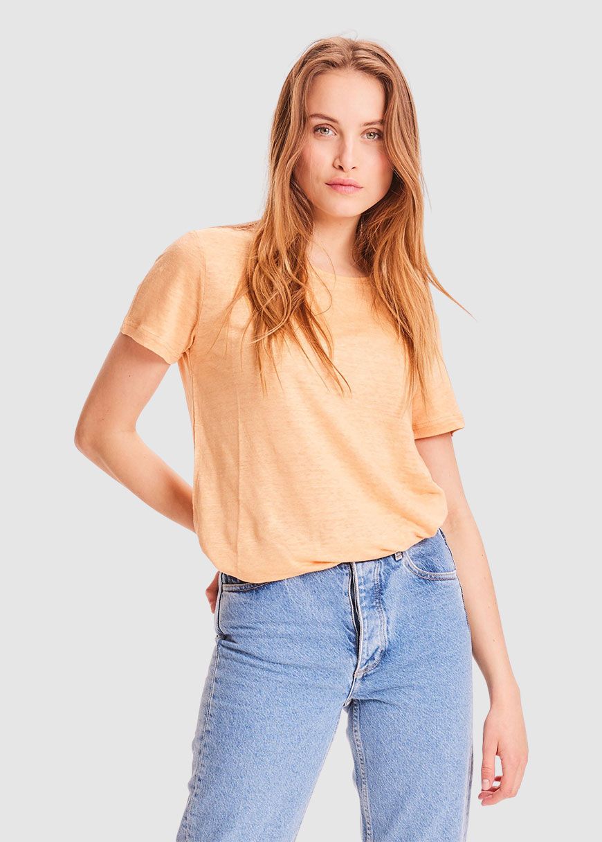 Holly Reg Linen Tee Holly Reg Linen Tee