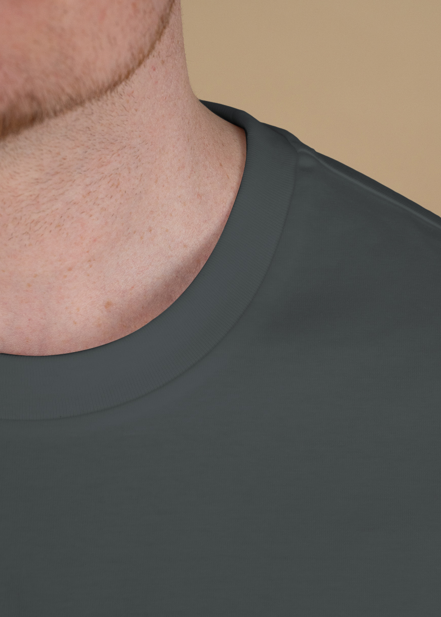 Classic T-Shirt Man 3er Pack Anthracite
