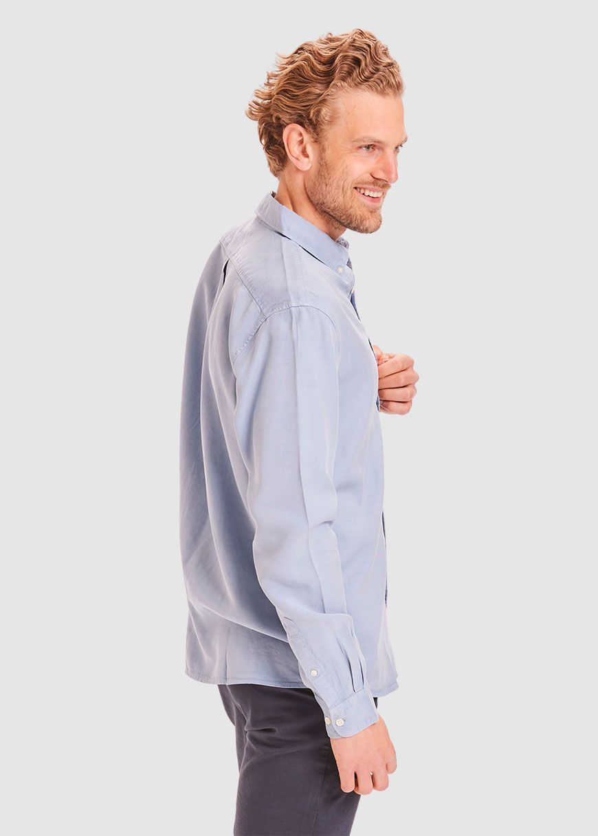 Larch Garment Dyed Button Down LS W Pipe Cf Larch Garment Dyed Button Down LS W Pipe Cf