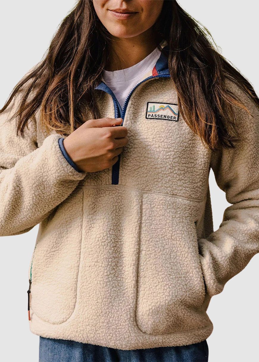 Maine 2.0 1/2 Zip Recycled Sherpa Fleece