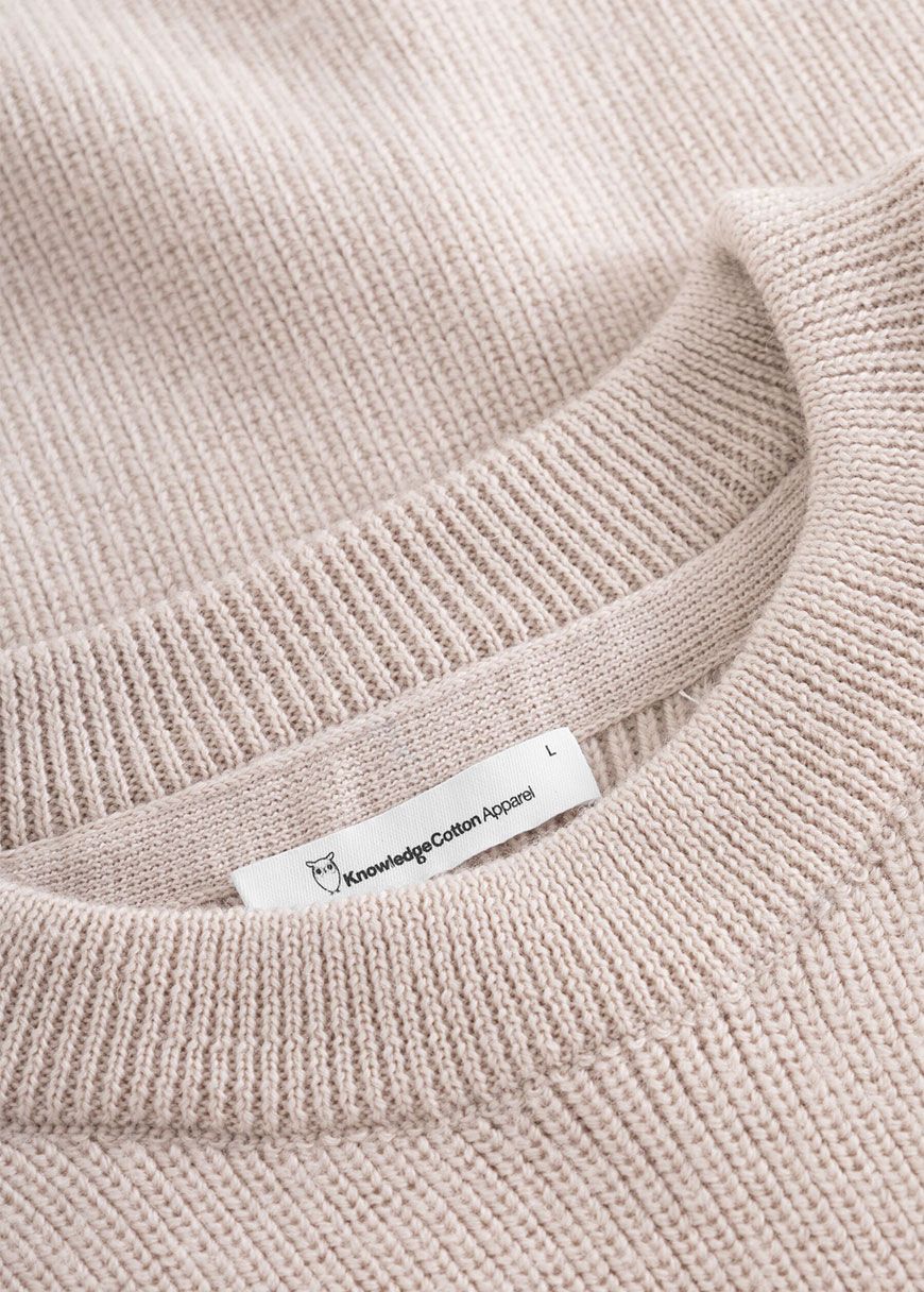 O-Neck Merino Wool Rib Knit O-Neck Merino Wool Rib Knit
