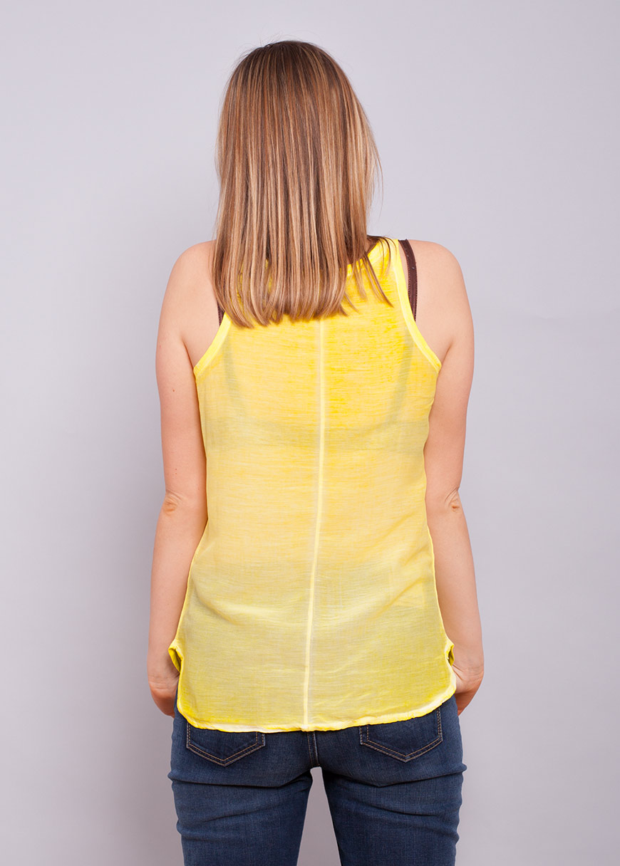 Tank Top Fabric Mix m.t. Limelight