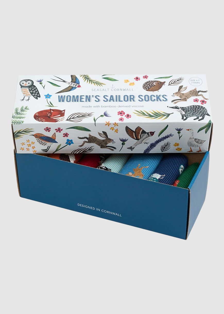Women's Sailor Socks Box of 7 Women's Sailor Socks Box of 7