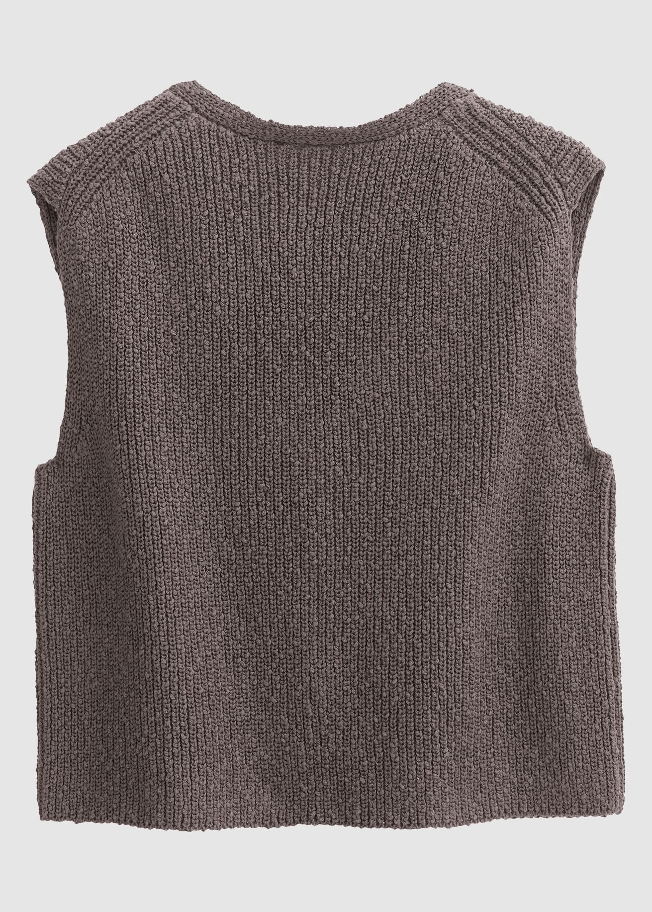 Strick-Weste Basalt Strick-Weste Basalt