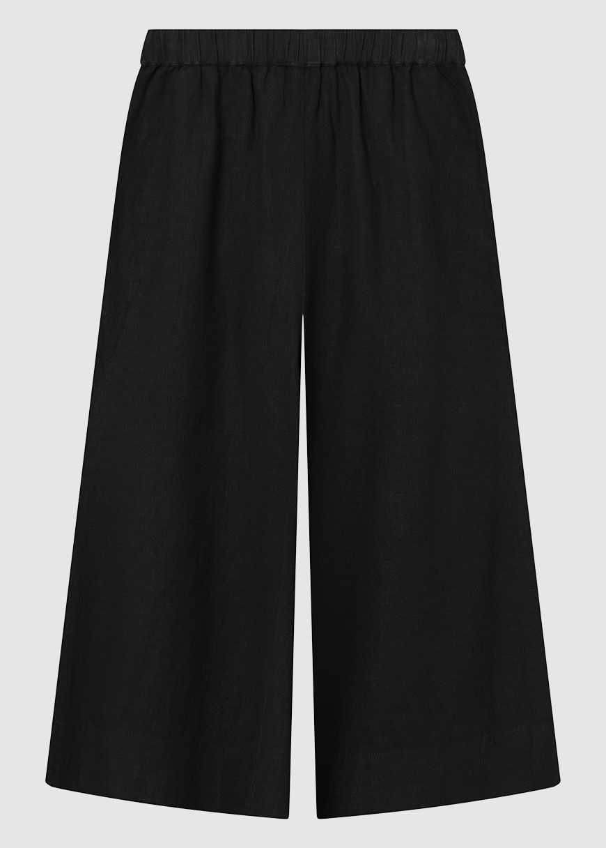 Natural Linen Baggy Shorts