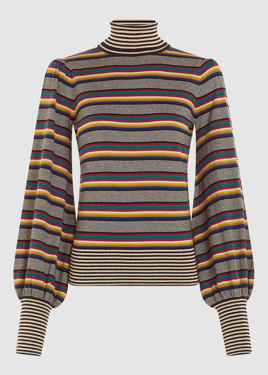 Maya Rollneck Top Sixties Stripe Maya Rollneck Top Sixties Stripe