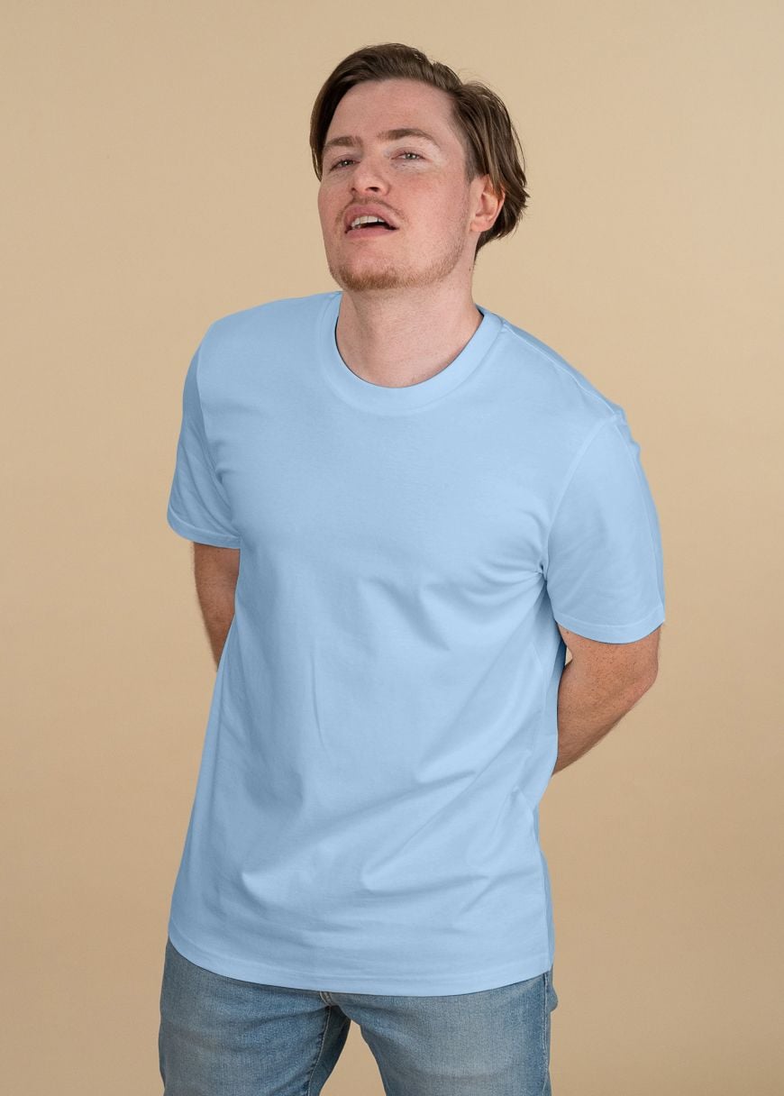 GXB-STTU169-BLUESOUL-01.jpg Classic T-Shirt Man Blue Soul