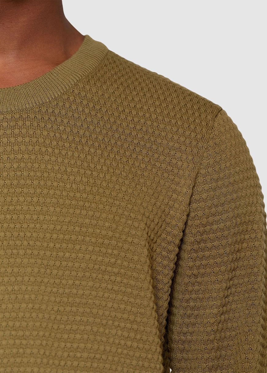 Vagn Regular Bubble Knit Crew Neck