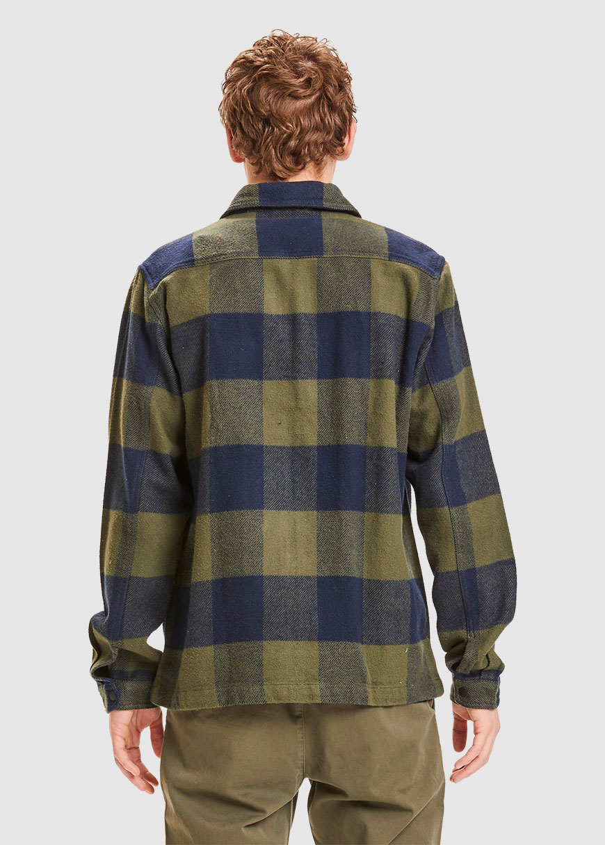 Pine Checked Heavy Flannel Overshirt Pine Checked Heavy Flannel Overshirt