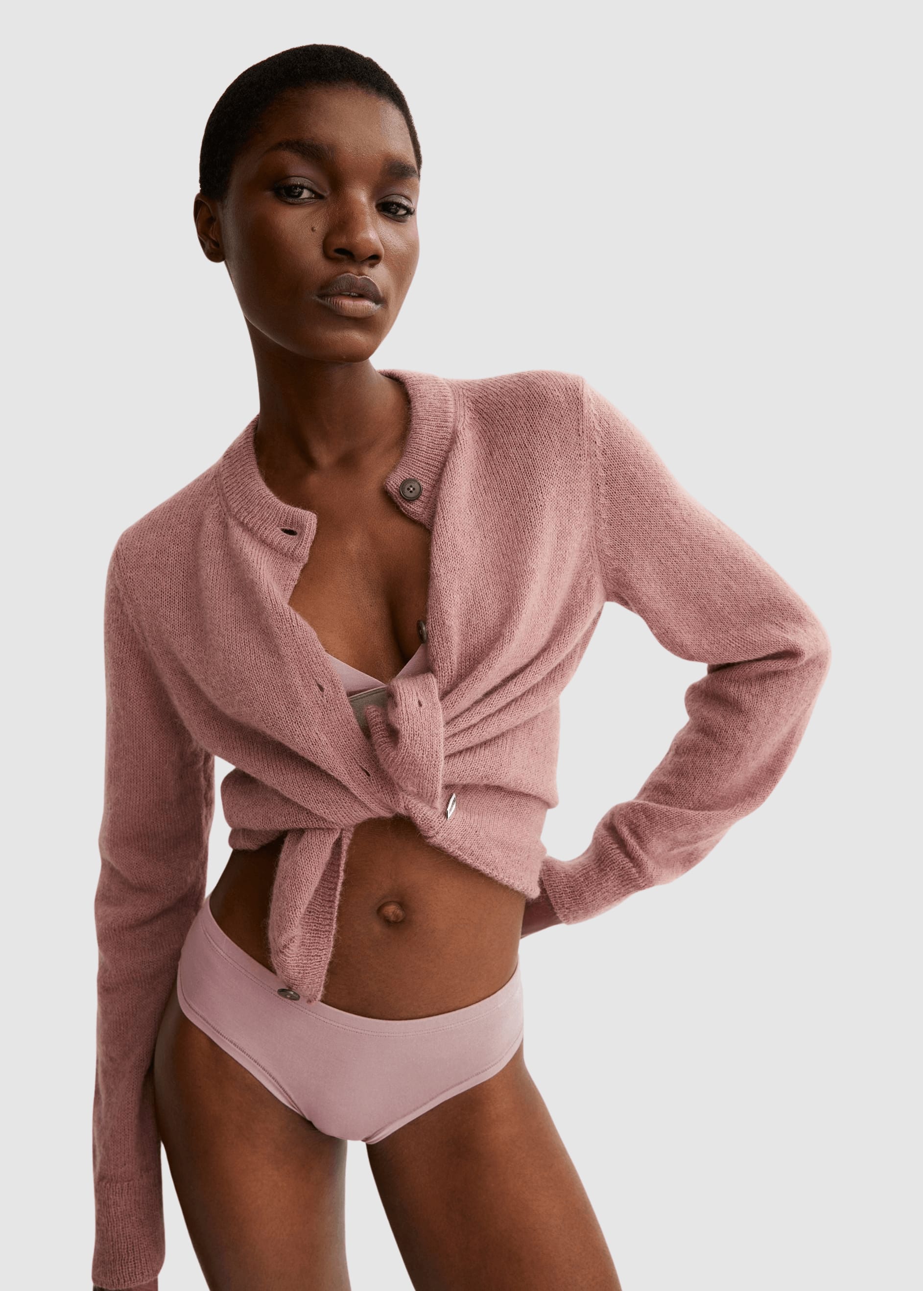 Eiraa Brief Grey Blush