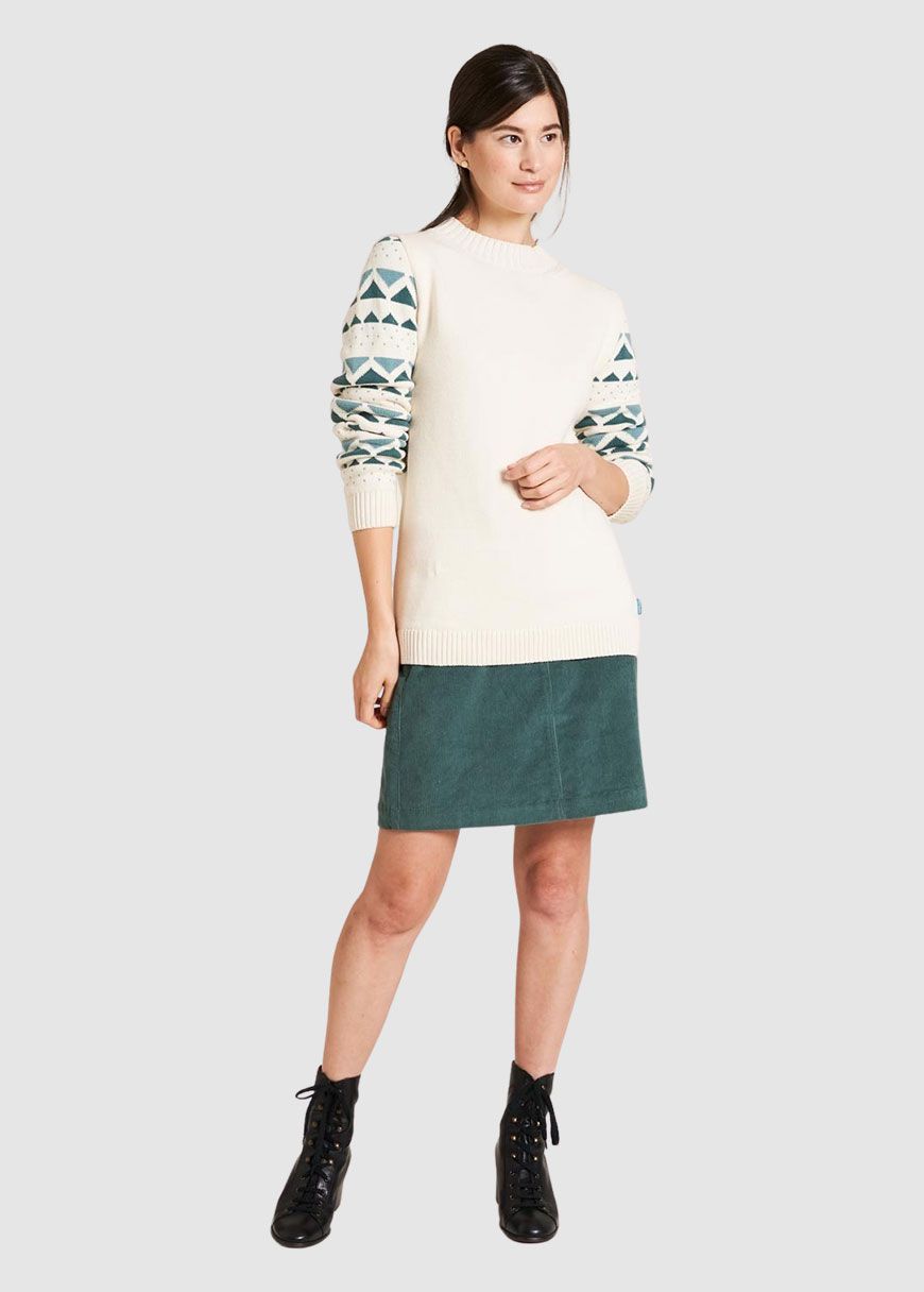 Gemusterter Strickpullover Gemusterter Strickpullover