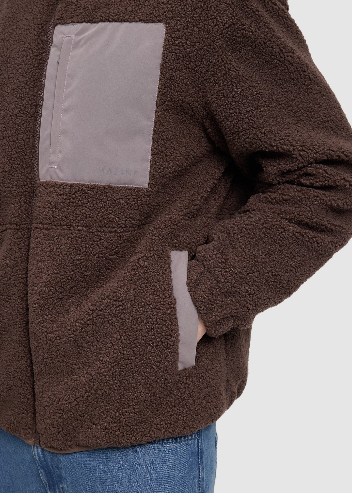 mazine-padded-teddy-fleece-jacket-chocolate-warm-mud-5.jpeg Padded Teddy-Fleece Jacket Chocolate Warm Mud