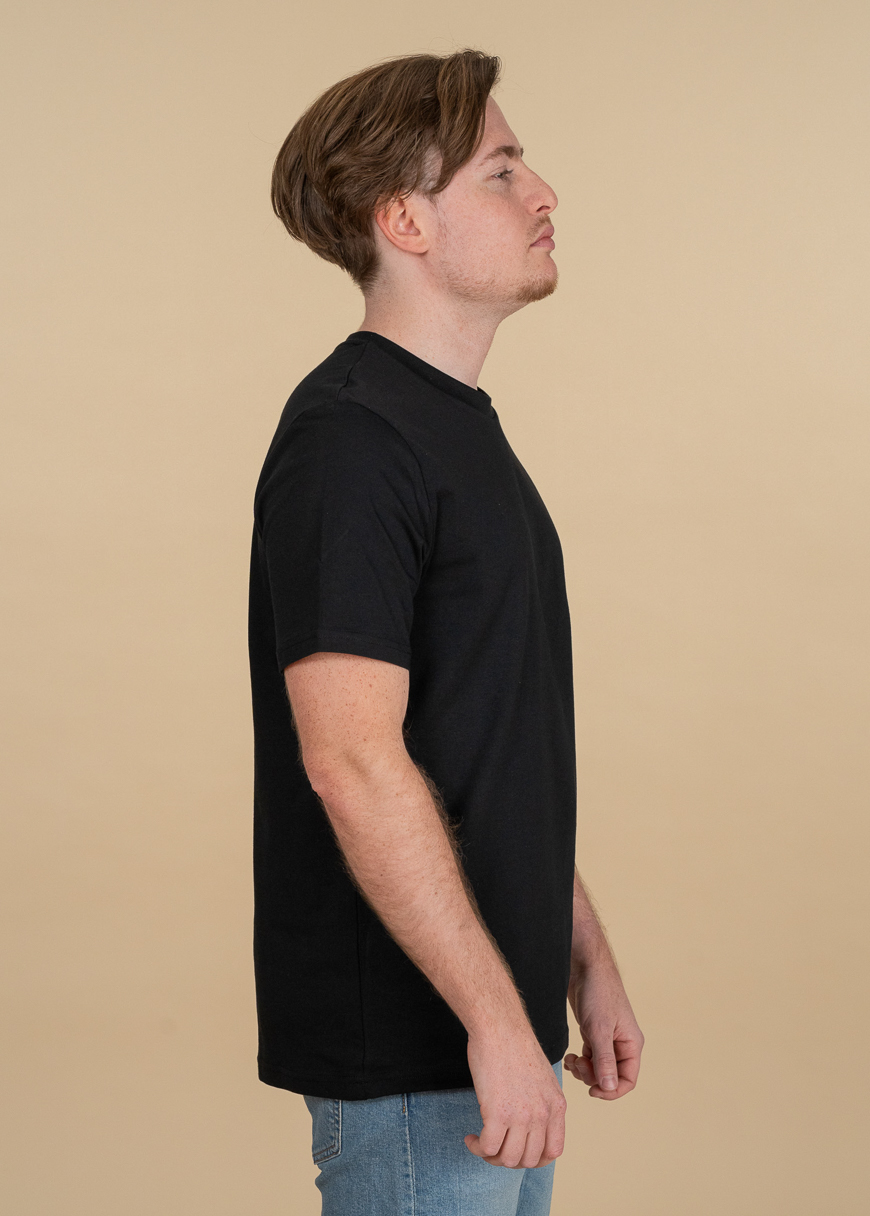 Classic T-Shirt Man 3er Pack Black