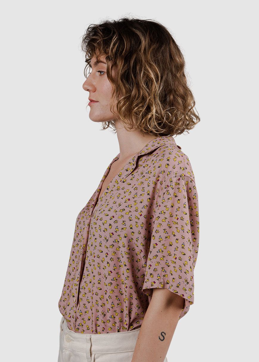 Peanuts Woodstock Aloha Blouse Peanuts Woodstock Aloha Blouse