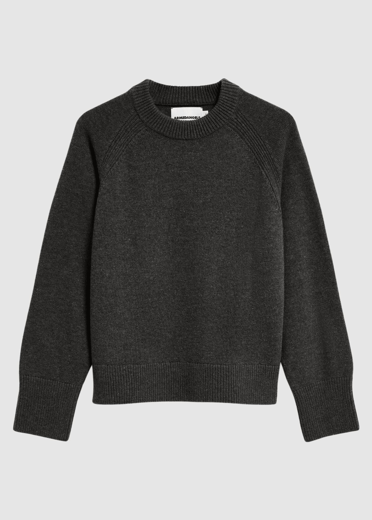 armedangels-wool-knit-sweater-steel-melange-1.jpeg Wool Knit Sweater Steel Melange