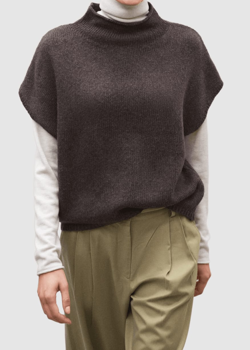 Castelly Knit Woman Dark Chocolate