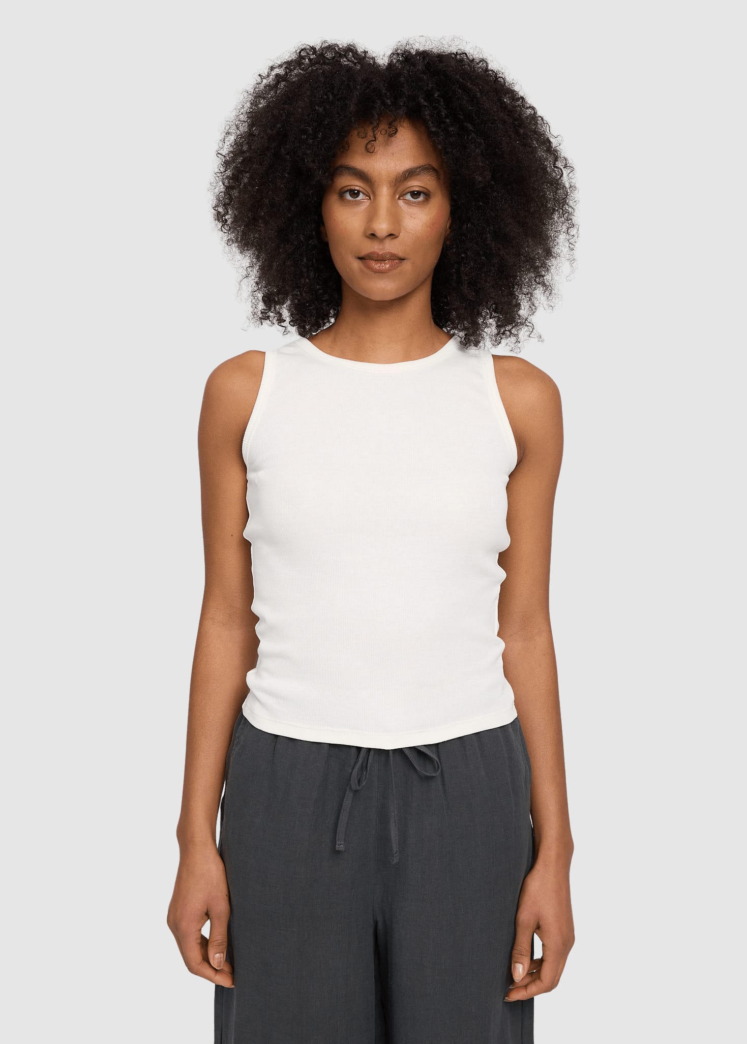 Basic Tanktop Offwhite Basic Tanktop Offwhite
