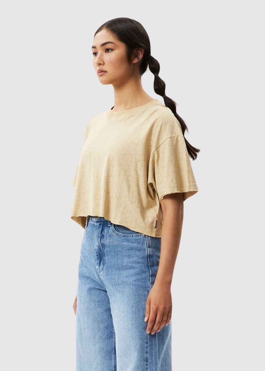 Dandy Slay Hemp Cropped Tee