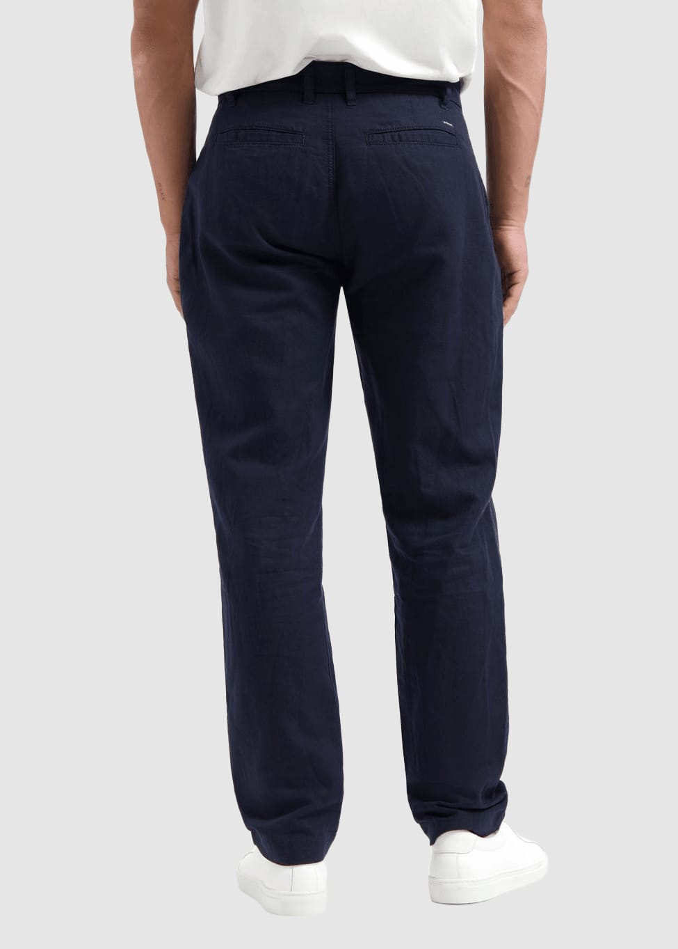Darren Linen Pant Midnight Blue