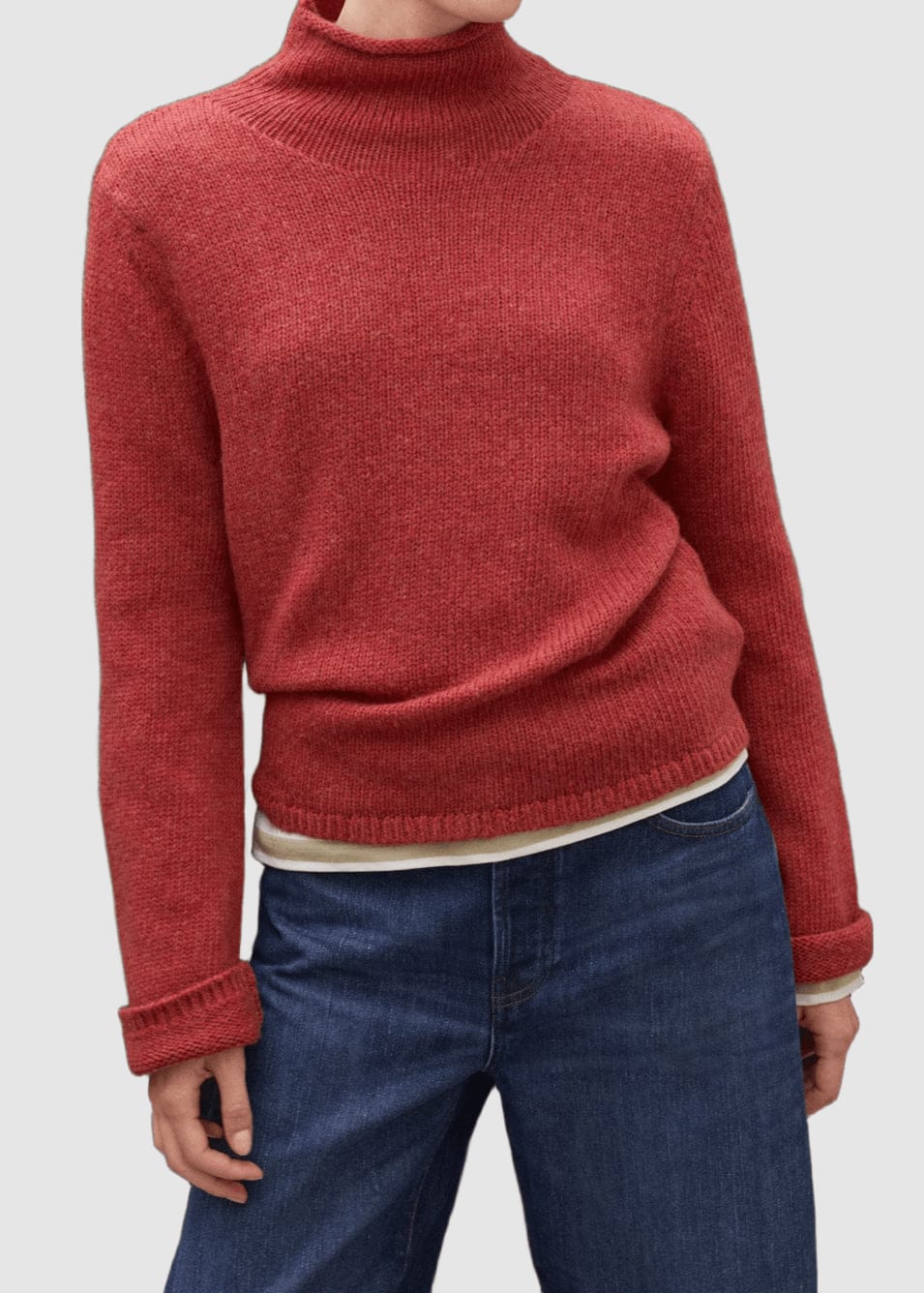 Kira Knit Woman Dark Orange