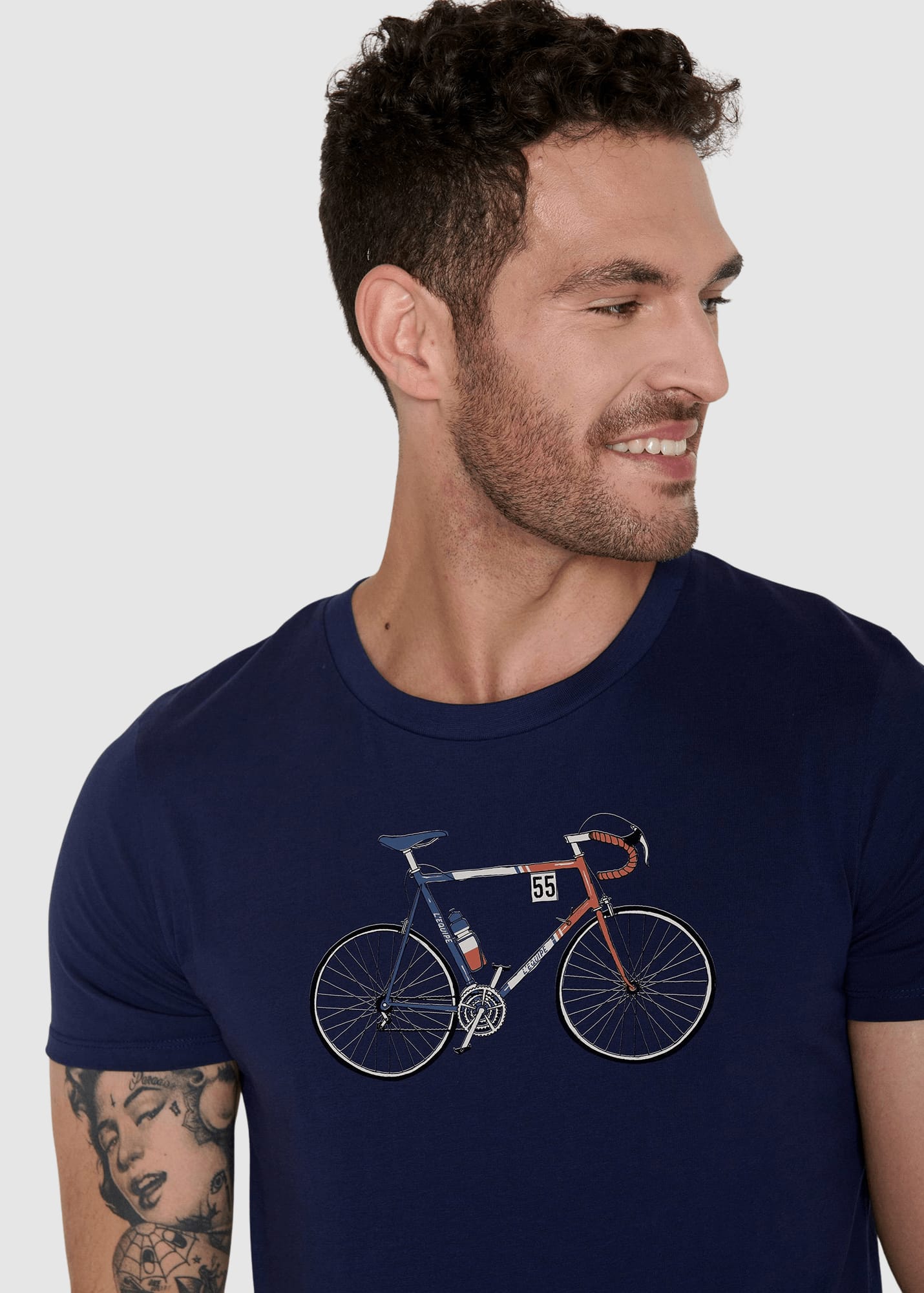 Bike Jacques Guide T-Shirt Navy