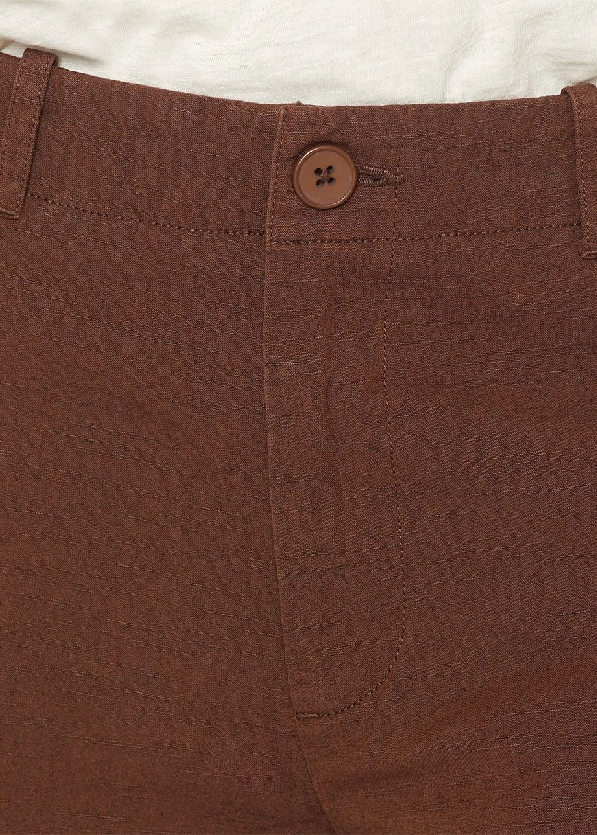 Posey Mid-Rise Wide Slub Yarn Cropped Pants Posey Mid-Rise Wide Slub Yarn Cropped Pants