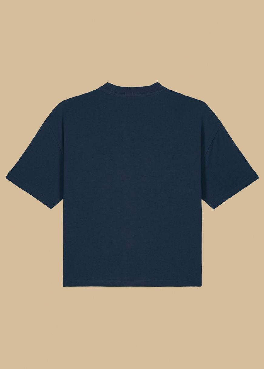 Oversized T-Shirt Woman French Navy