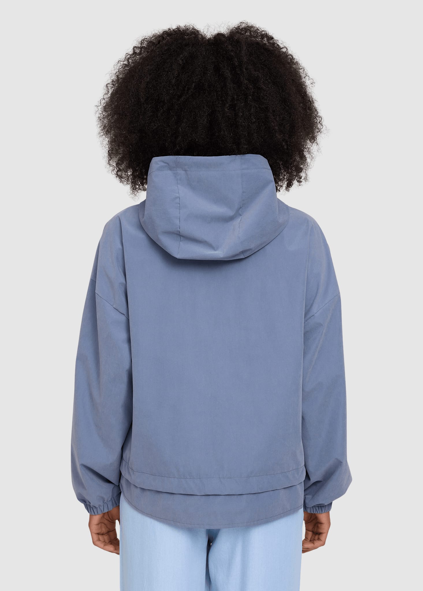 Layer Look Light Jacket Slate Blue